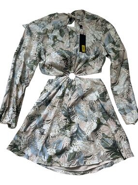 Gianni bini NWT Floral Cutout Ring-Waist Dress